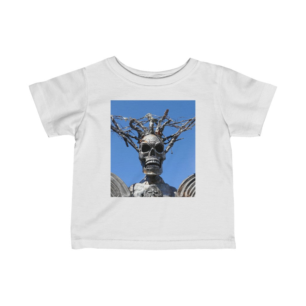Skull Warrior Stare - Infant Fine Jersey Tee - Fry1Productions