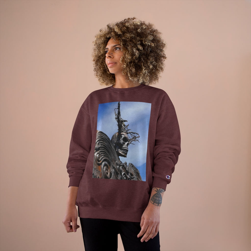 Skull Warrior - Champion Sweatshirt - Fry1Productions