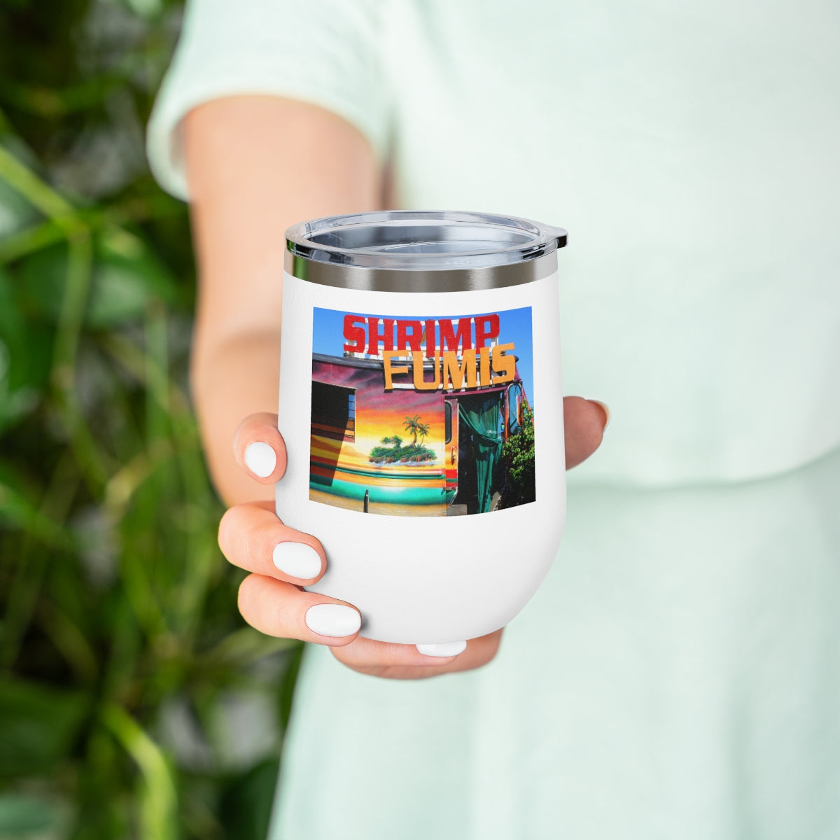 Island Love - 12 oz Insulated Wine Tumbler - Fry1Productions
