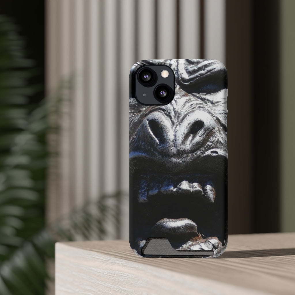 "Frenzy Scream" - Galaxy S22 S21 & iPhone 13 Case With Card Holder - Fry1Productions