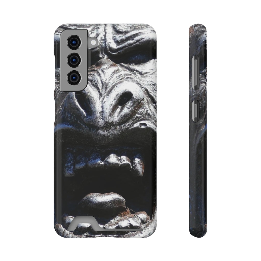 "Frenzy Scream" - Galaxy S22 S21 & iPhone 13 Case With Card Holder - Fry1Productions
