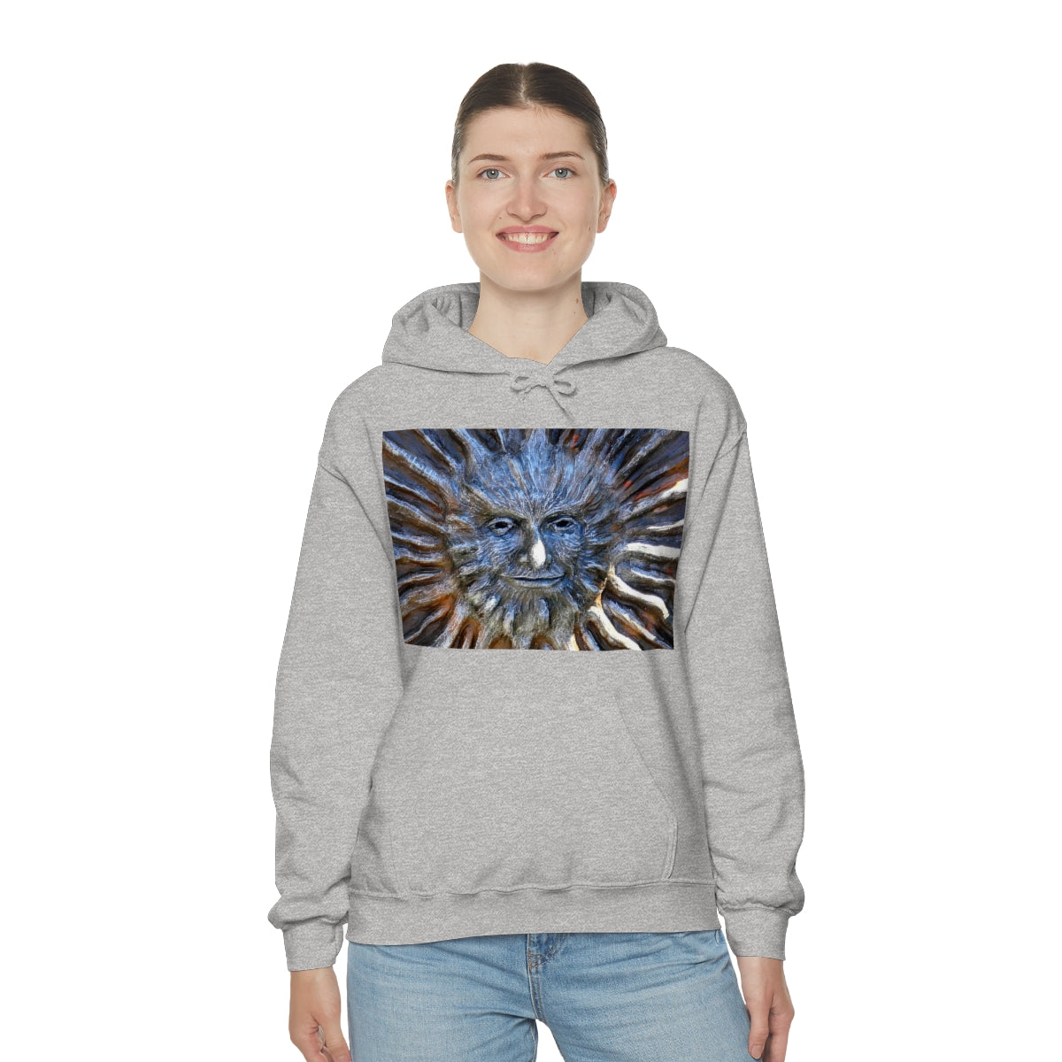 Sun God - Unisex Heavy Blend Hooded Sweatshirt - Fry1Productions