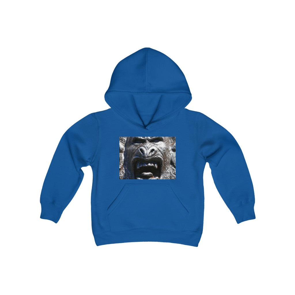 "Frenzy Scream" - Youth Heavy Blend Hooded Sweatshirt - Fry1Productions