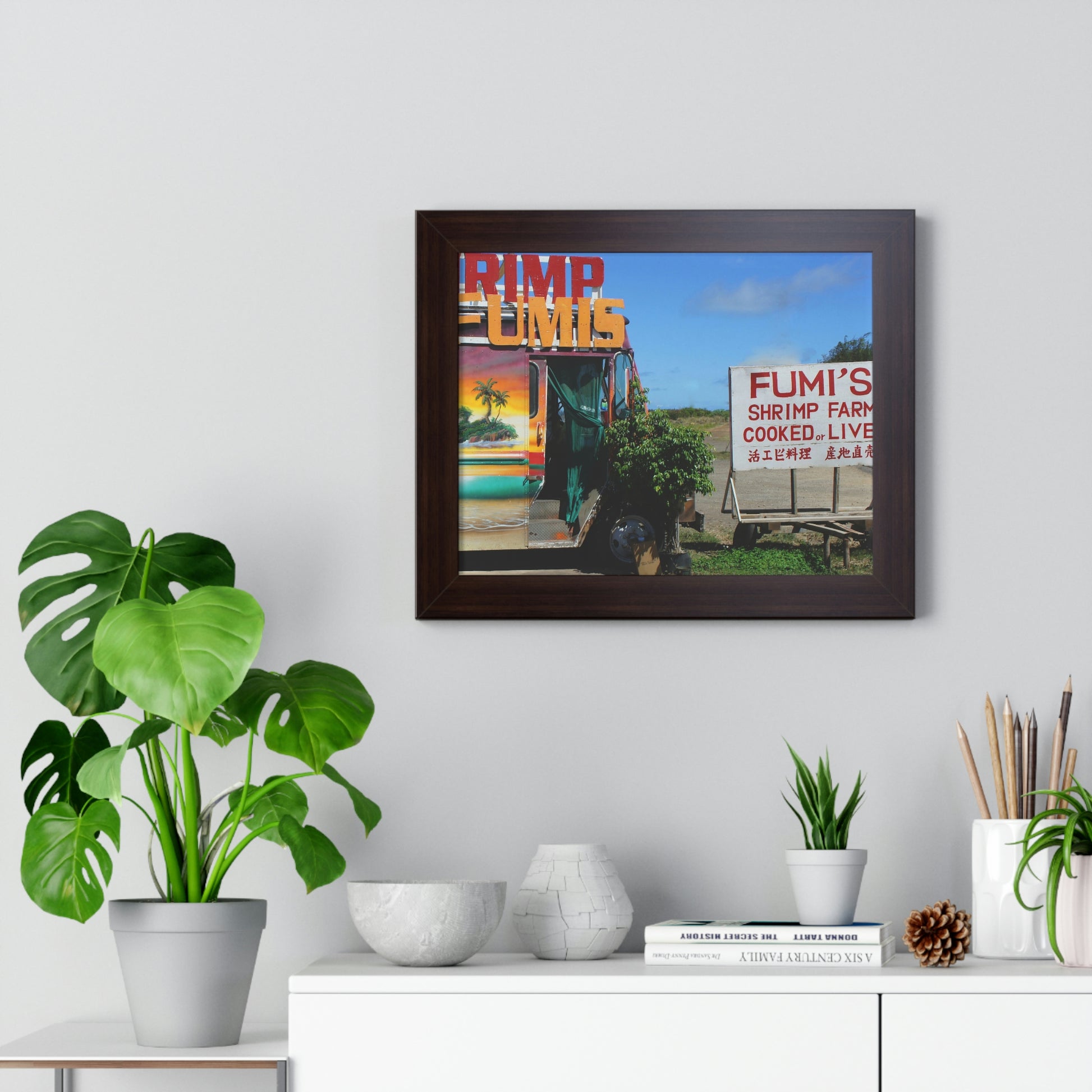 Kaulana Delights - Framed Horizontal Poster - Fry1Productions