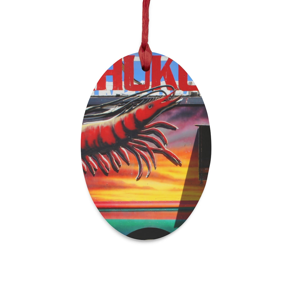 Kahuku Kai - Wooden Christmas Ornaments - Fry1Productions