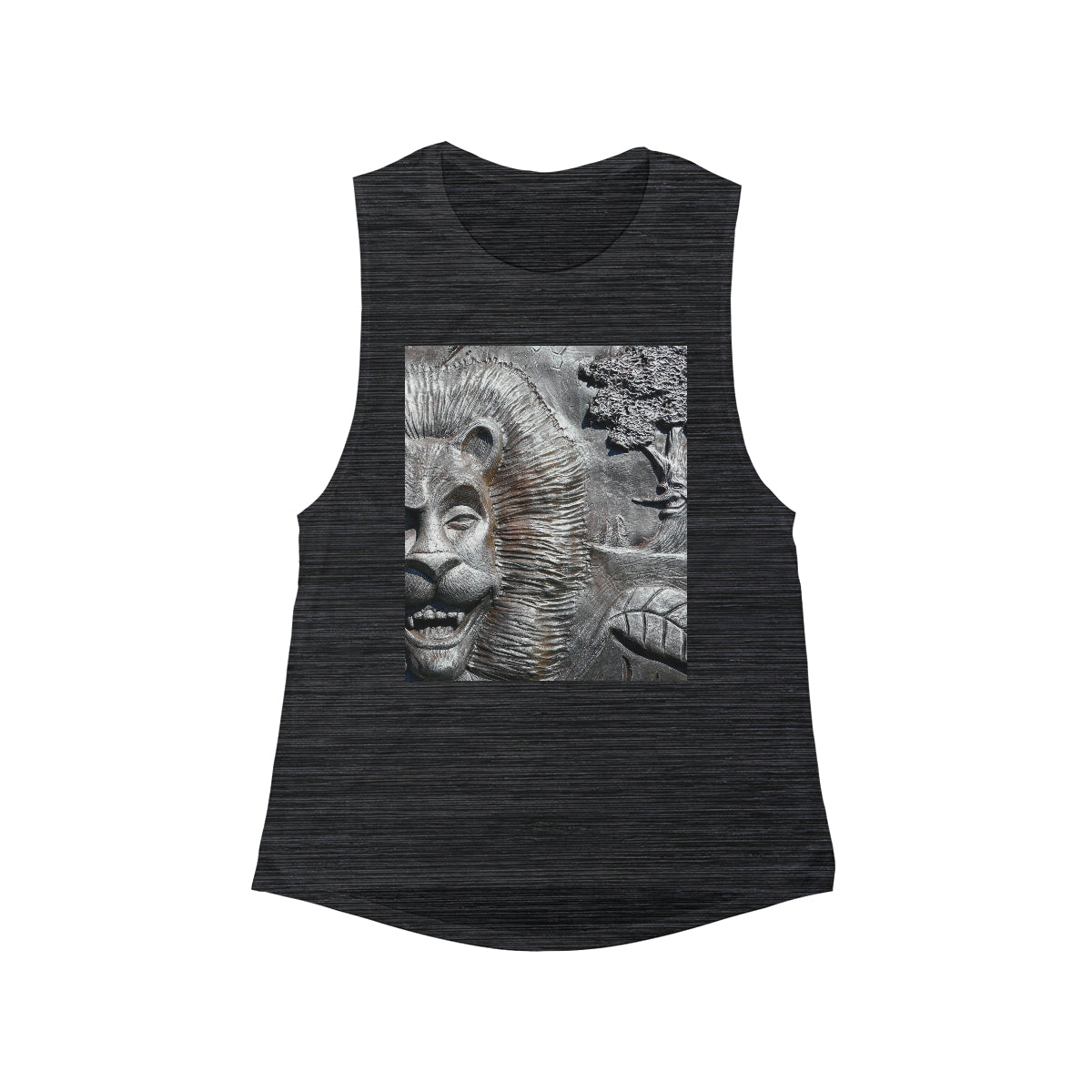 Lion's Friends Forever V3 - Women's Flowy Scoop Muscle Tank - Fry1Productions