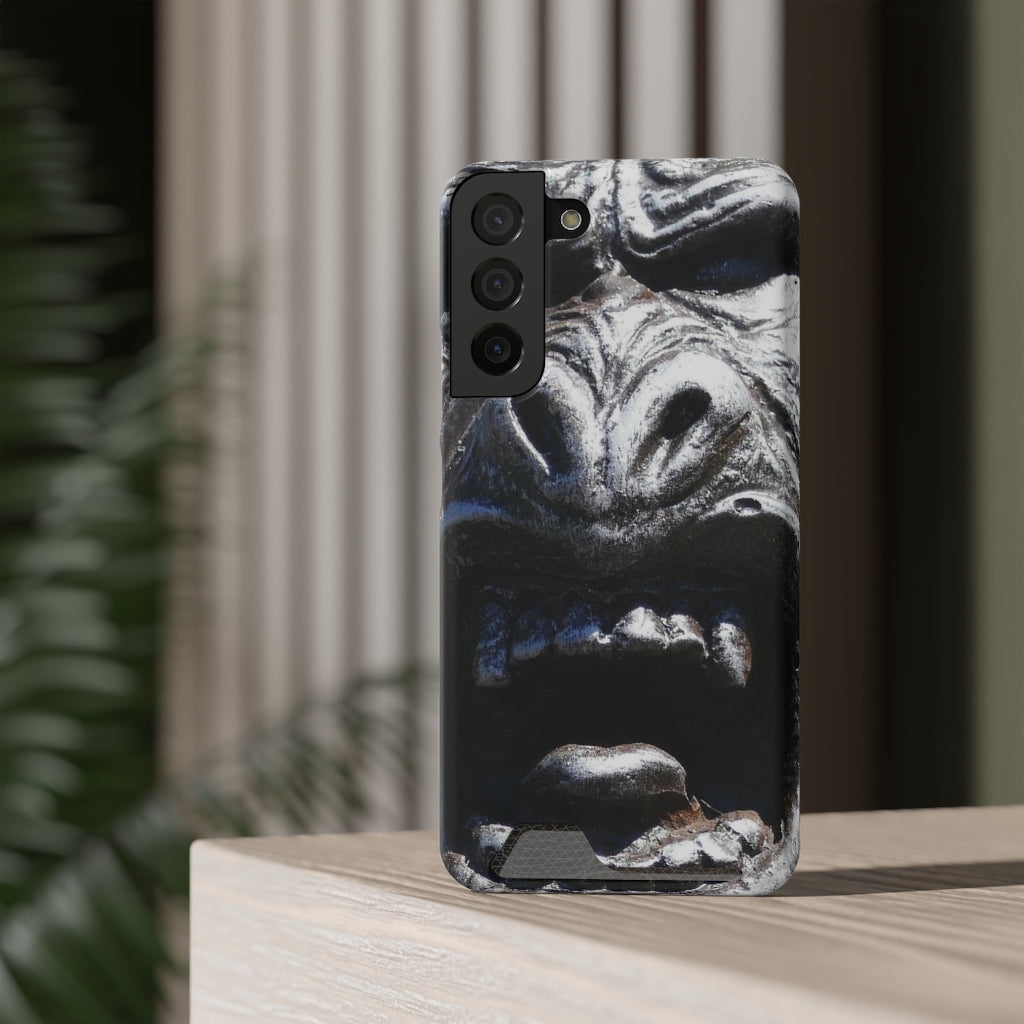 "Frenzy Scream" - Galaxy S22 S21 & iPhone 13 Case With Card Holder - Fry1Productions