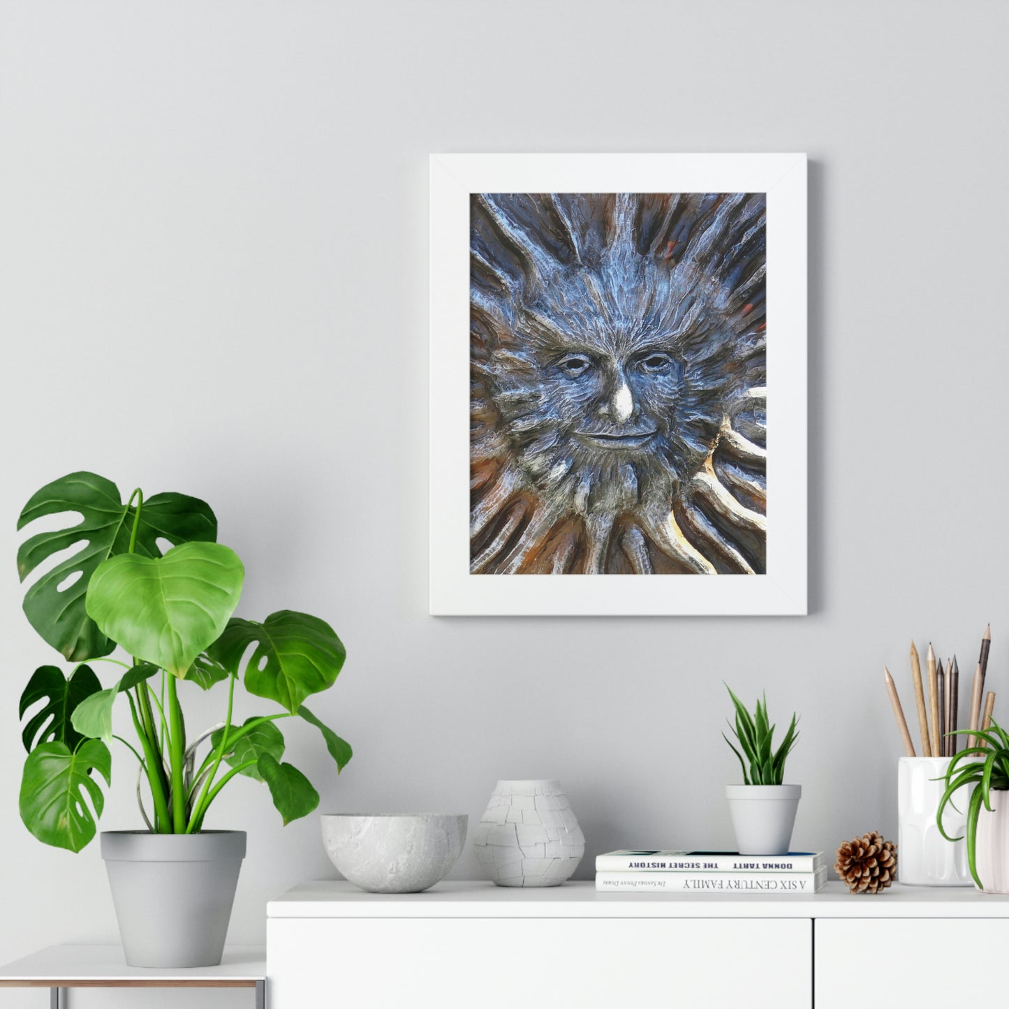 Sun God - Framed Vertical Poster - Fry1Productions