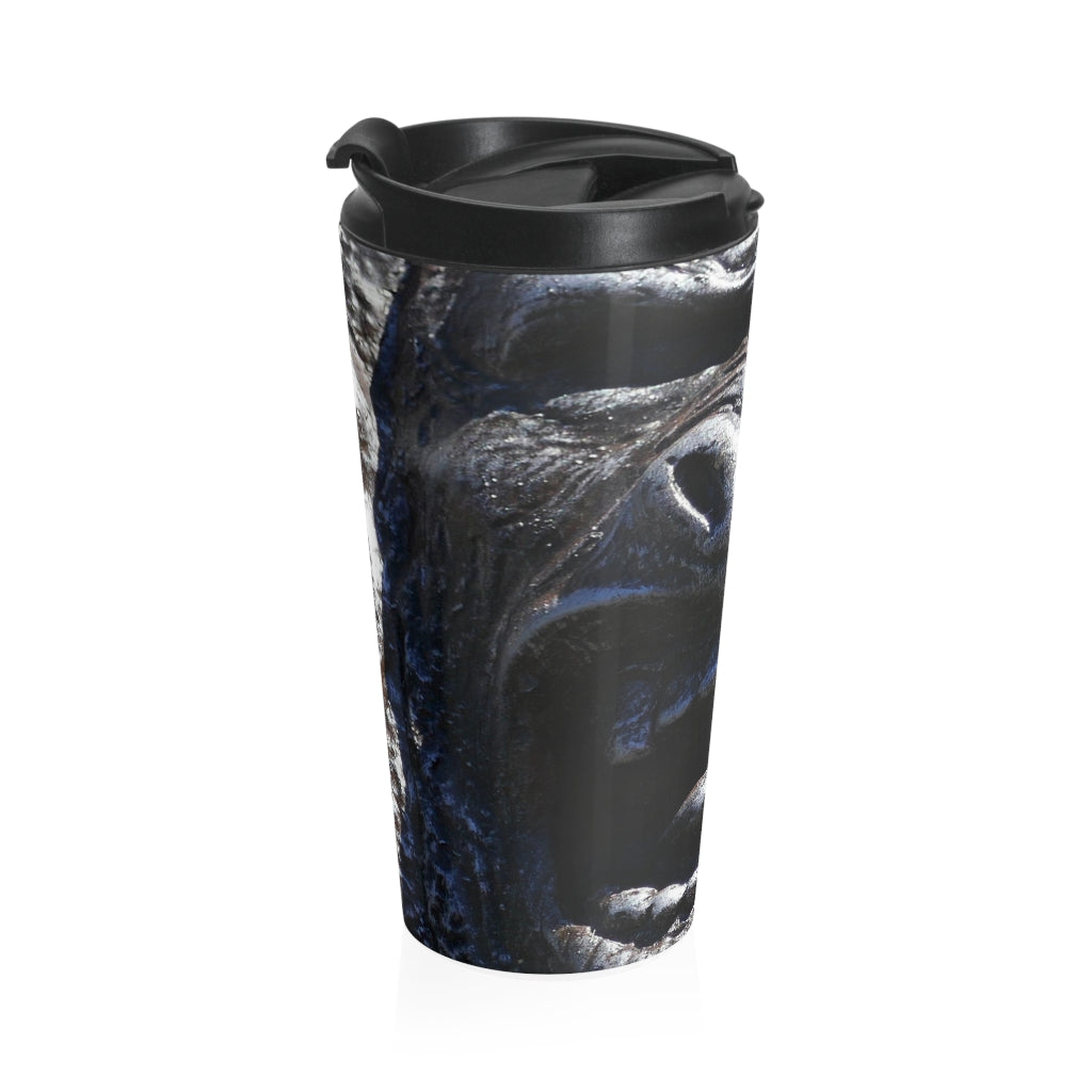 "Frenzy Scream" - Stainless Steel Travel Mug 15 oz - Fry1Productions