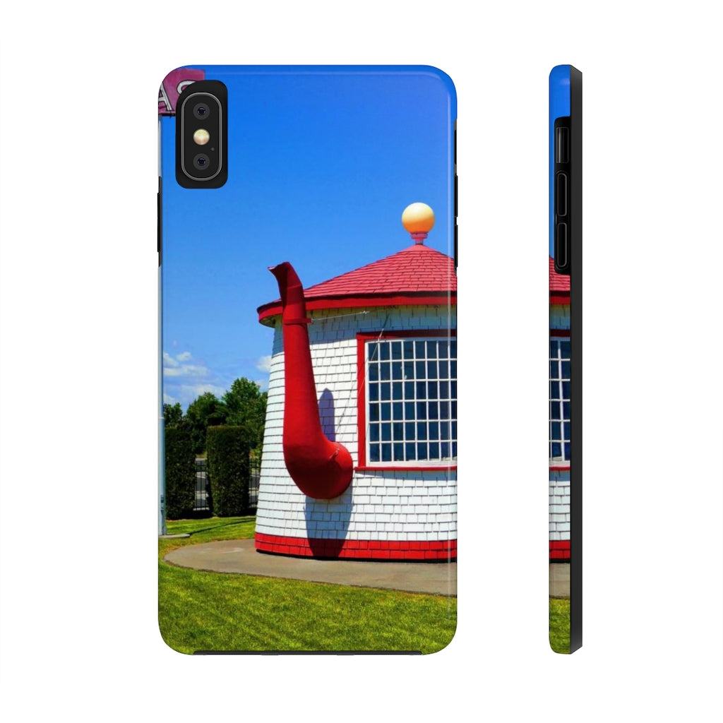 "Historic Teapot Dome Service Station" - iPhone Tough Case - Fry1Productions