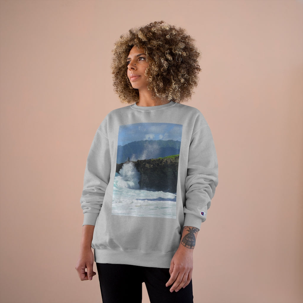 Rockin Surfer's Rope - Champion Sweatshirt - Fry1Productions