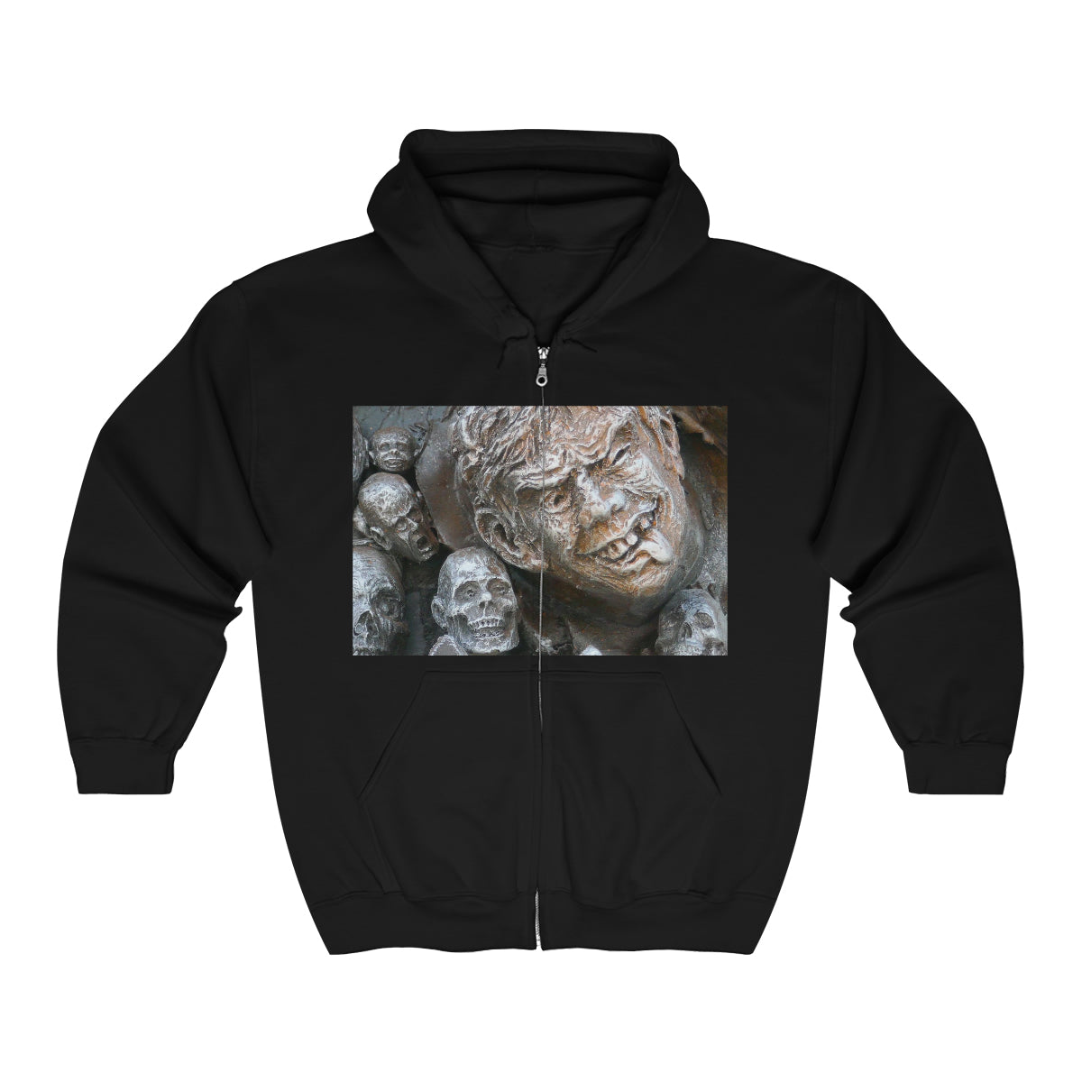 Waiting for the King - Unisex Heavy Blend Full Zip Hooded Sweatshirt - Fry1Productions