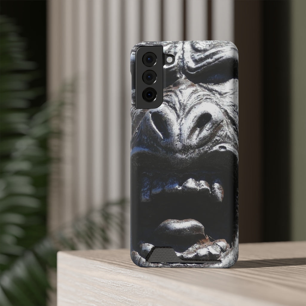"Frenzy Scream" - Galaxy S22 S21 & iPhone 13 Case With Card Holder - Fry1Productions