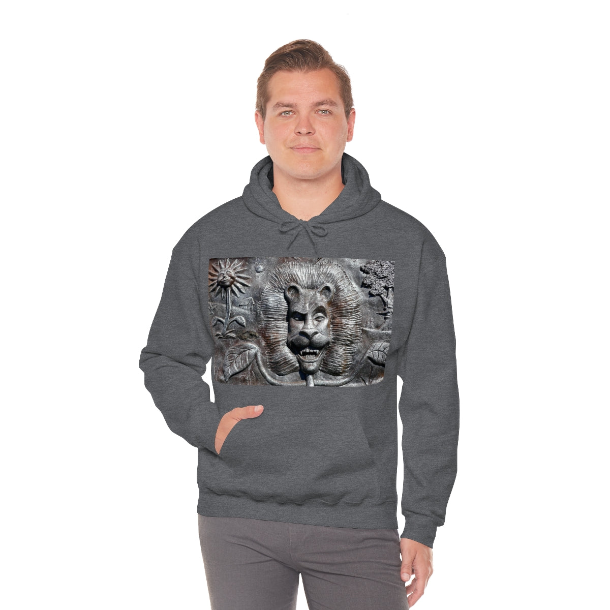 Lion's Friends Forever - Unisex Heavy Blend Hooded Sweatshirt - Fry1Productions