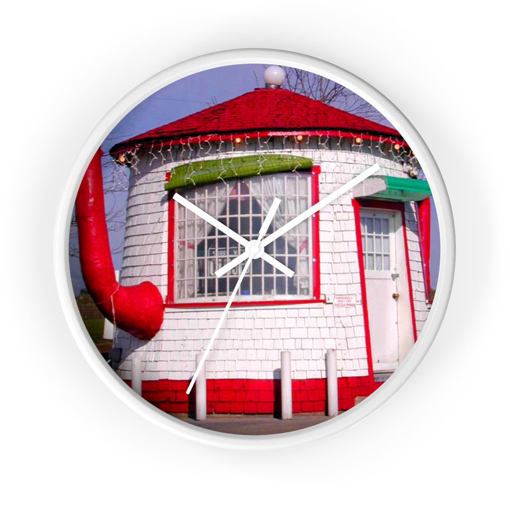 "Timeless Memories" - 10" Wooden Frame Wall Clock - Fry1Productions