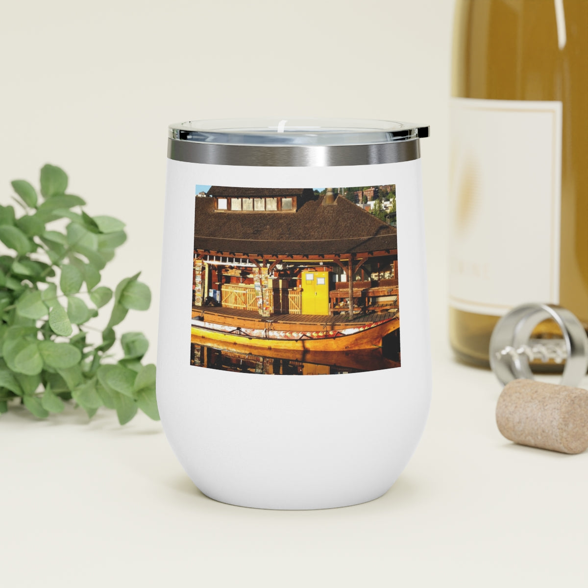 Q'il'bid Awe - 12 oz Insulated Wine Tumbler - Fry1Productions