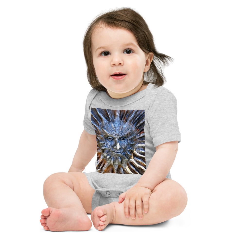 "Sun God" - Baby Short Sleeve One Piece - Fry1Productions
