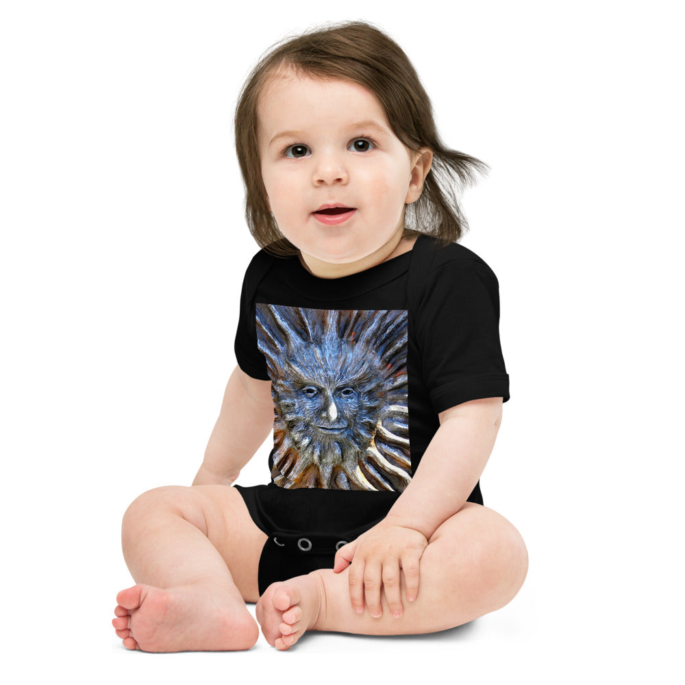 "Sun God" - Baby Short Sleeve One Piece - Fry1Productions