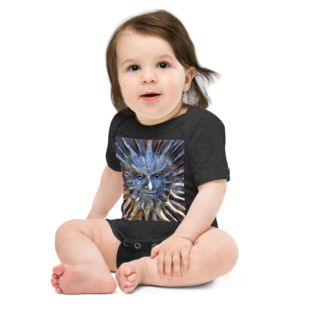 "Sun God" - Baby Short Sleeve One Piece - Fry1Productions