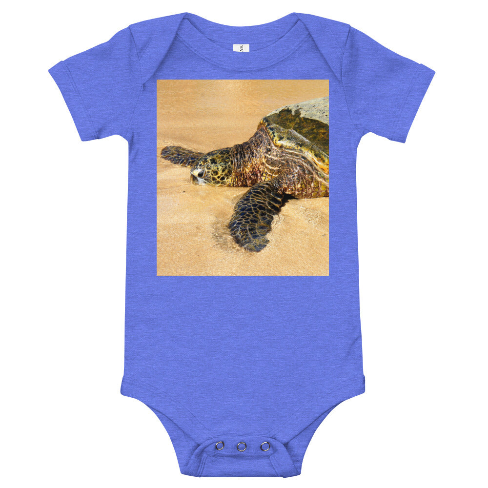 "Glistening Journey" - Baby Short Sleeve One Piece - Fry1Productions