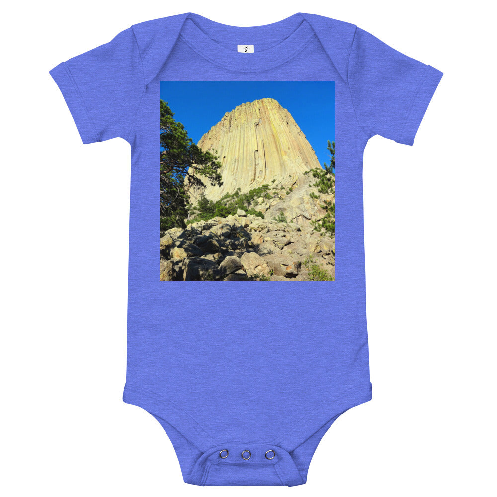 “Reaching Heaven” - Baby Short Sleeve One Piece - Fry1Productions