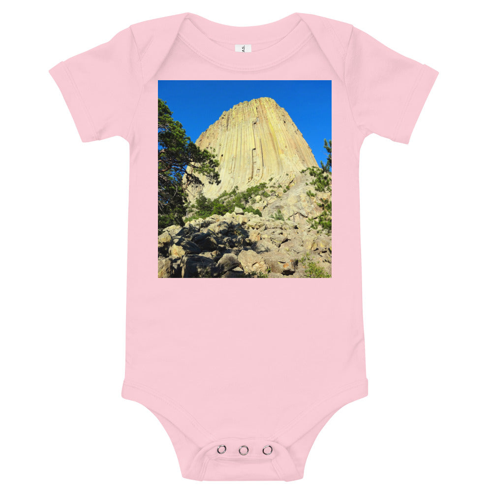 “Reaching Heaven” - Baby Short Sleeve One Piece - Fry1Productions