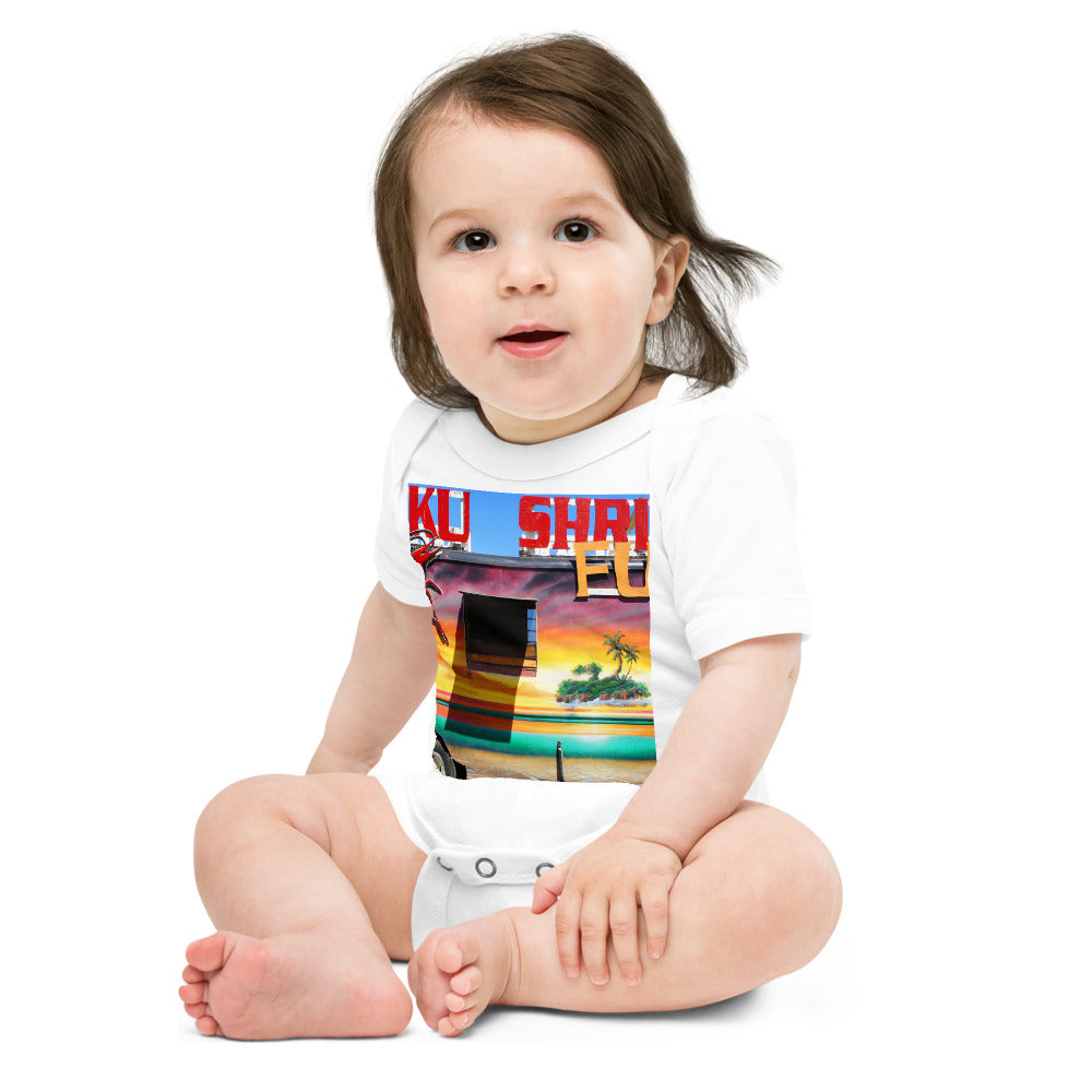 "Island Love" - Baby Short Sleeve One Piece - Fry1Productions