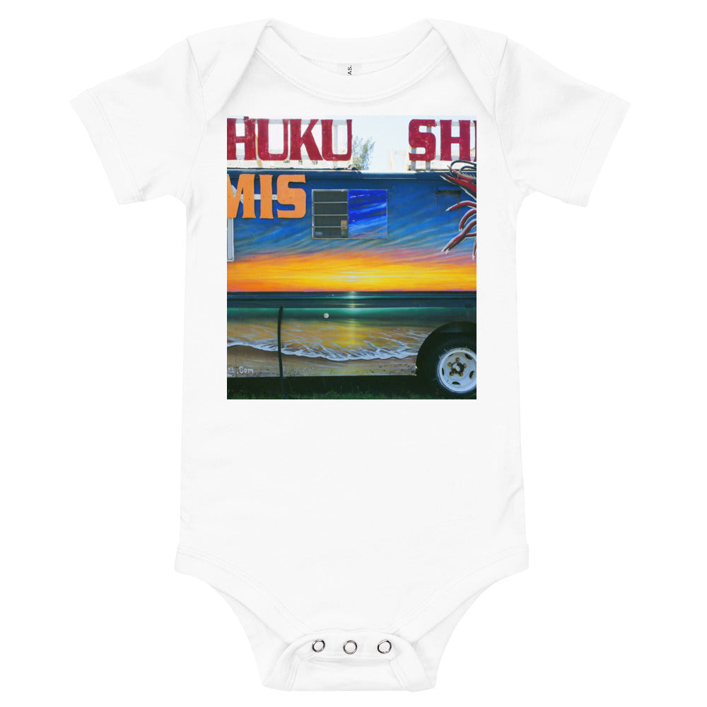 "Fumis Aloha" - Baby Short Sleeve One Piece - Fry1Productions