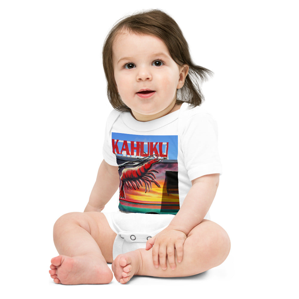 "Kahuku Kai" - Baby Short Sleeve One Piece - Fry1Productions