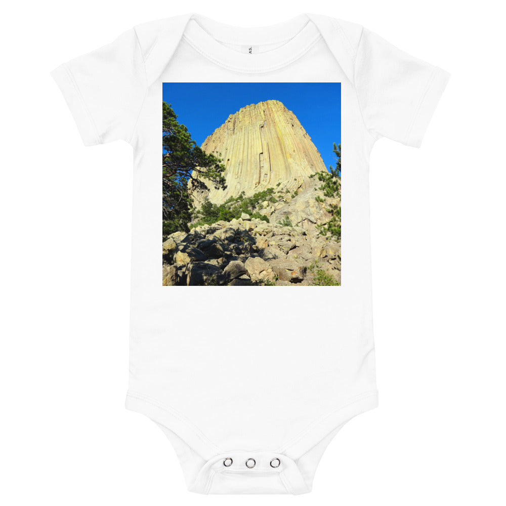 “Reaching Heaven” - Baby Short Sleeve One Piece - Fry1Productions
