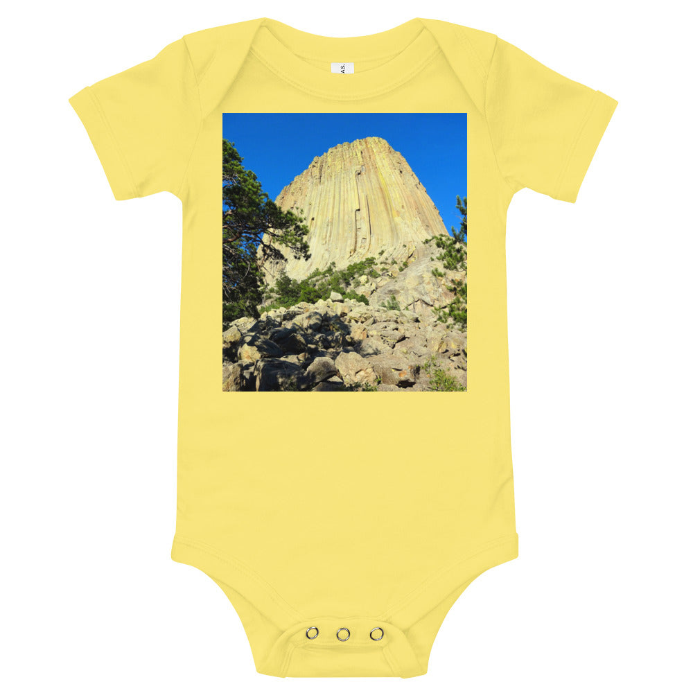 “Reaching Heaven” - Baby Short Sleeve One Piece - Fry1Productions