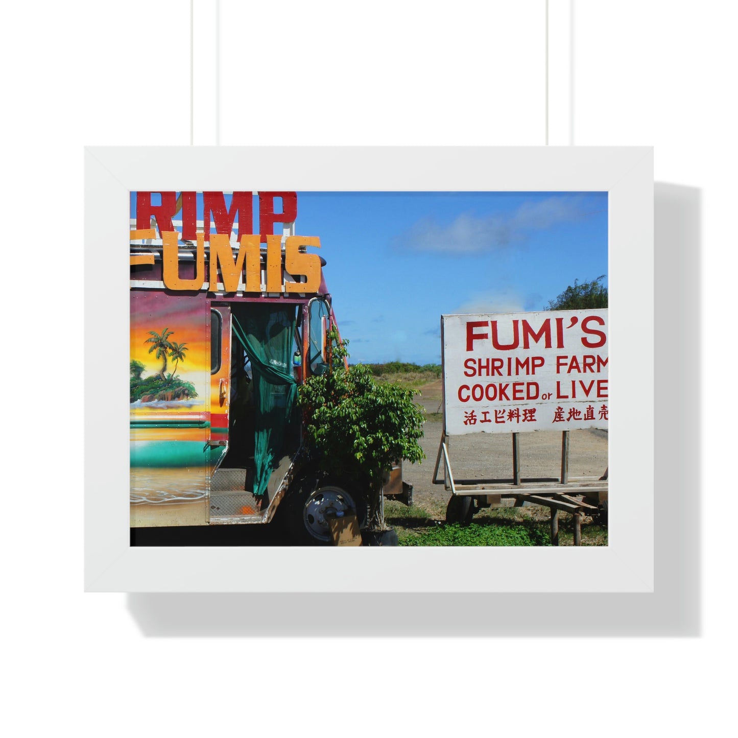 Kaulana Delights - Framed Horizontal Poster - Fry1Productions