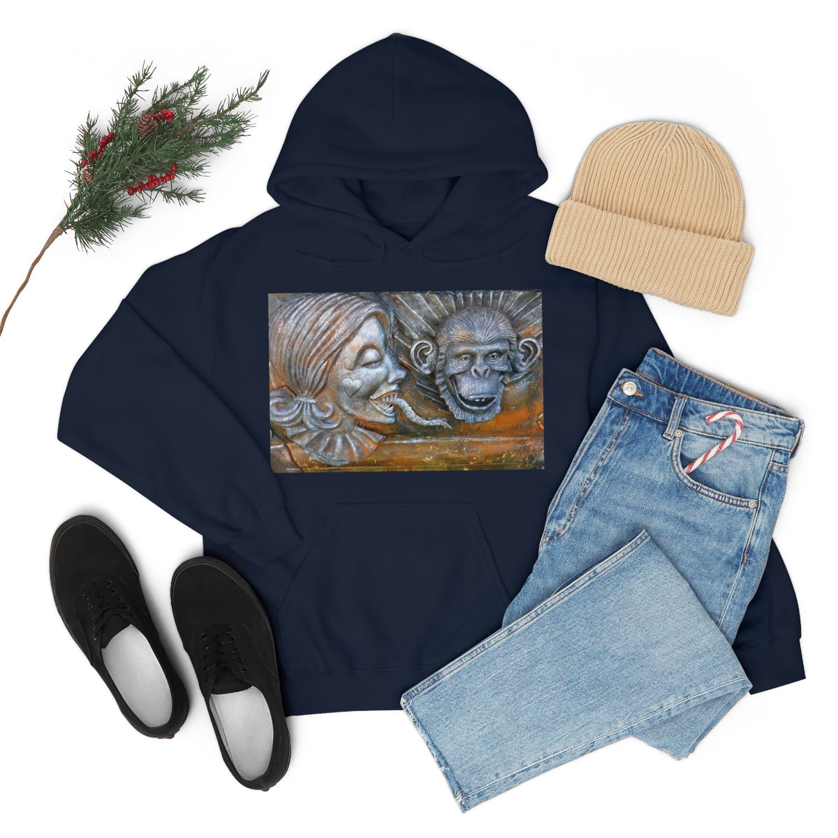Snakily Speaking - Unisex Heavy Blend Hooded Sweatshirt - Fry1Productions