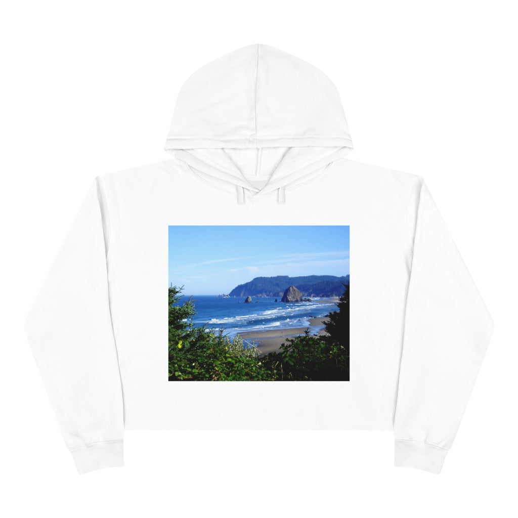 Sea Stacks Triumph - Crop Hoodie - Fry1Productions