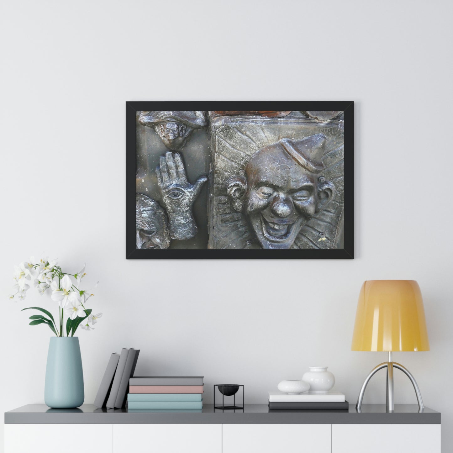Cosmic Laughter - Framed Horizontal Poster - Fry1Productions