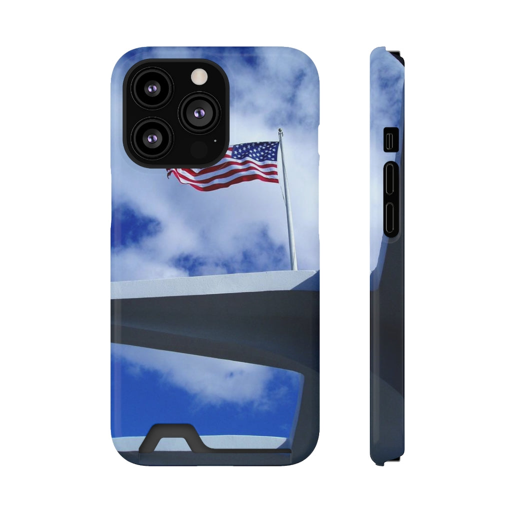 "In Solemn Remembrance" - Galaxy S22 S21 & iPhone 13 Case With Card Holder - Fry1Productions