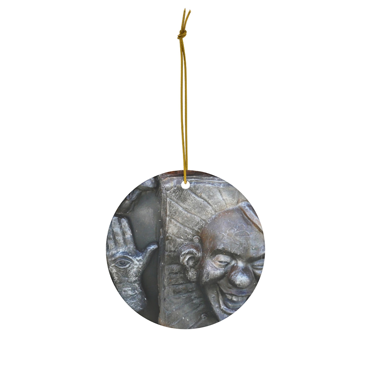 Cosmic Laughter - Ceramic Ornaments - Fry1Productions