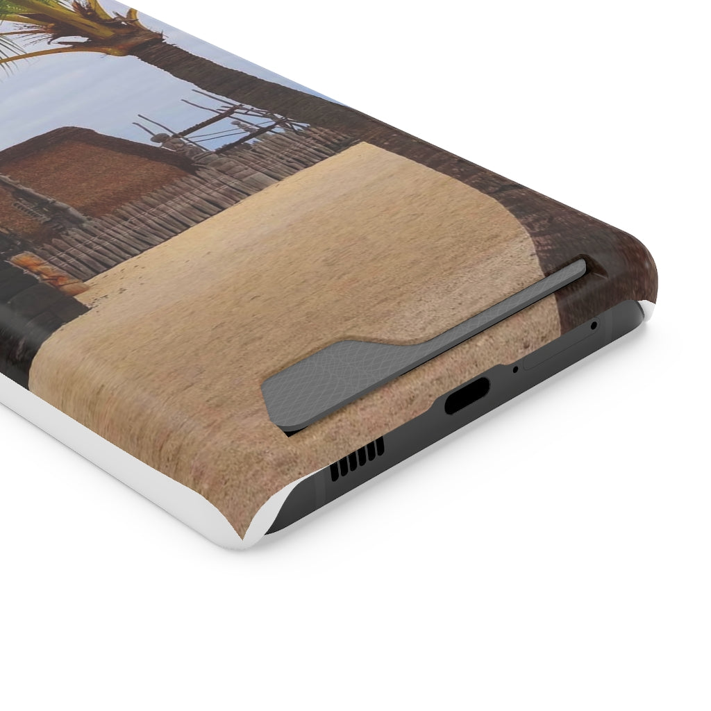 “Florescence Hale O Keawe” - Galaxy S22 S21 & iPhone 13 Case With Card Holder - Fry1Productions