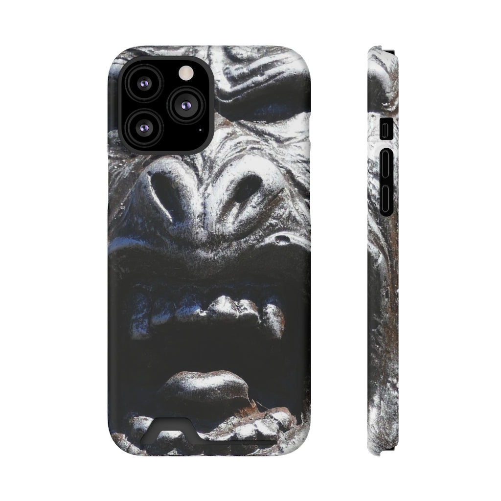 "Frenzy Scream" - Galaxy S22 S21 & iPhone 13 Case With Card Holder - Fry1Productions