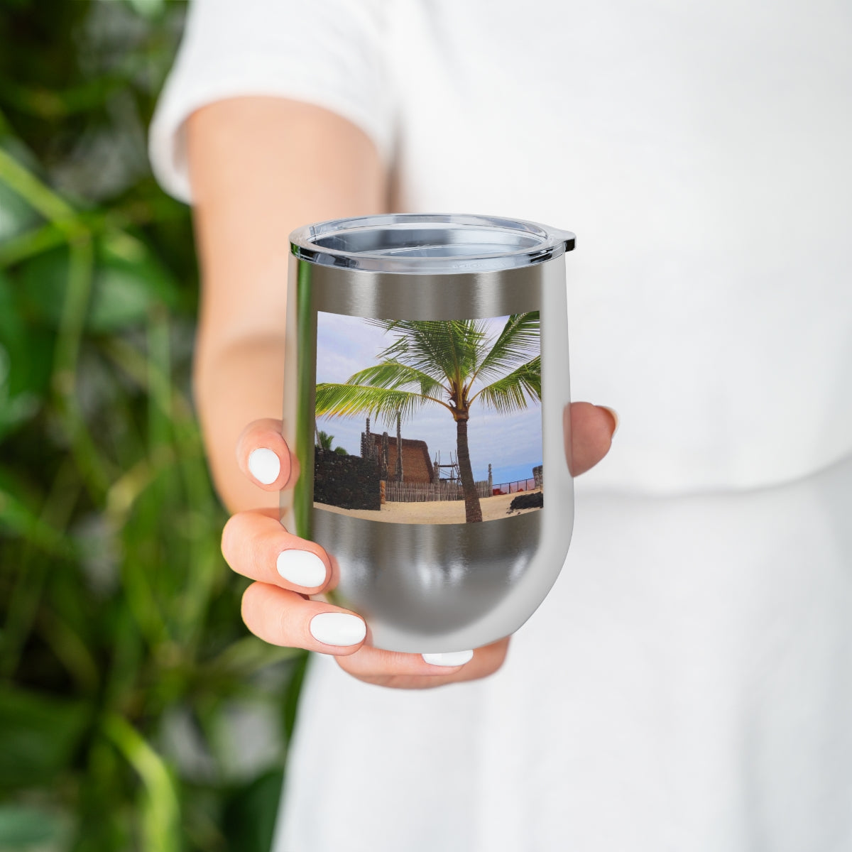 Florescence Hale O Keawe - 12 oz Insulated Wine Tumbler - Fry1Productions