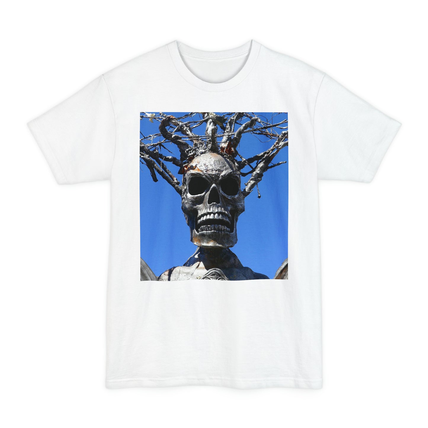 Skull Warrior Stare - Unisex Tall Beefy T-Shirt - Fry1Productions