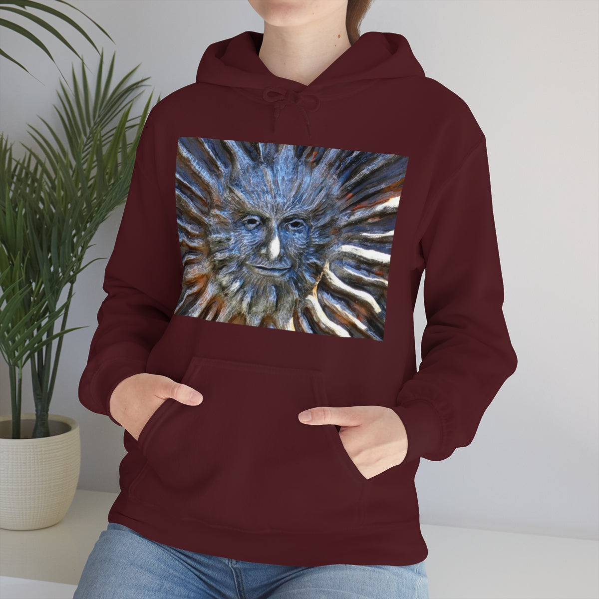Sun God - Unisex Heavy Blend Hooded Sweatshirt - Fry1Productions