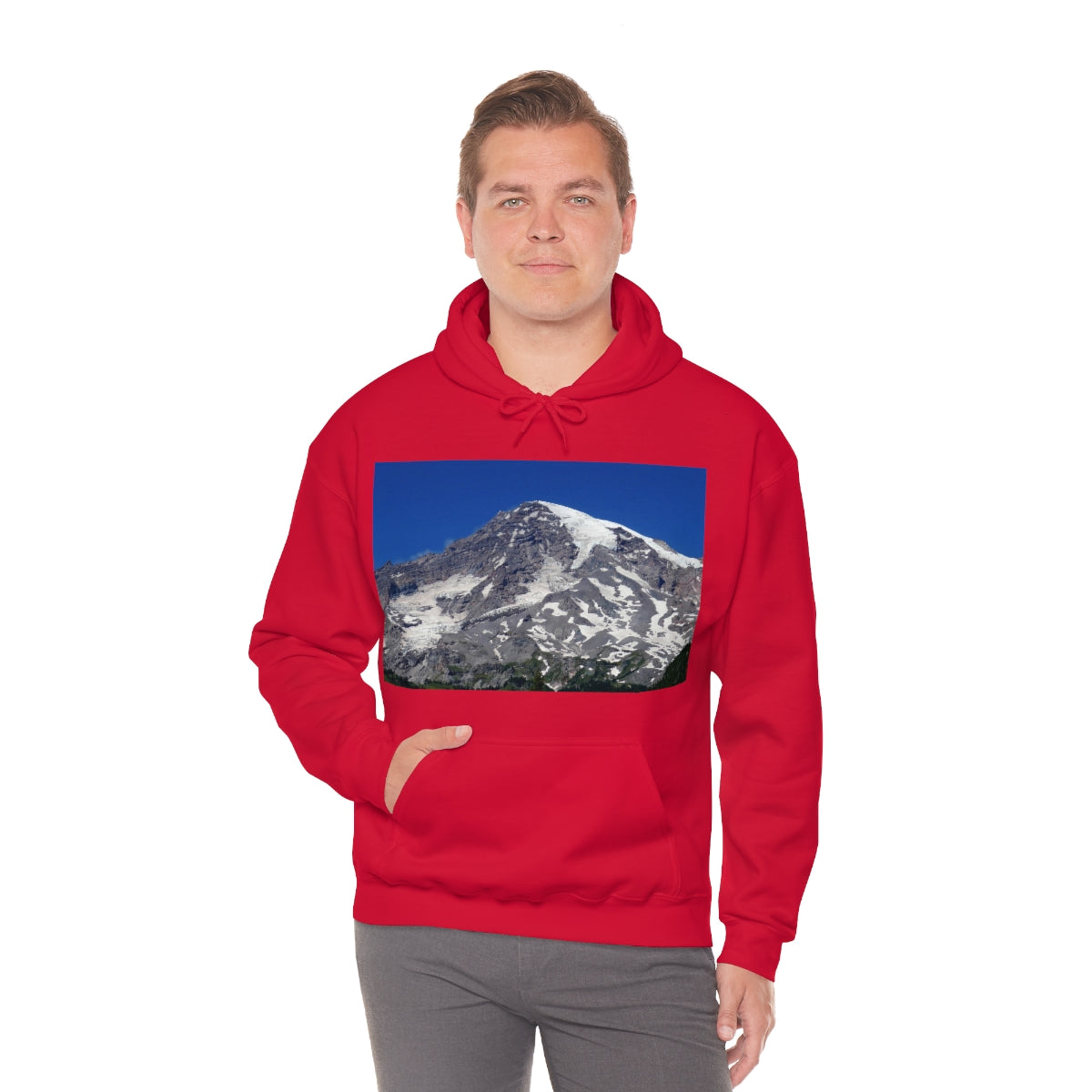 Majestic Mt. Rainier - Unisex Heavy Blend Hooded Sweatshirt - Fry1Productions