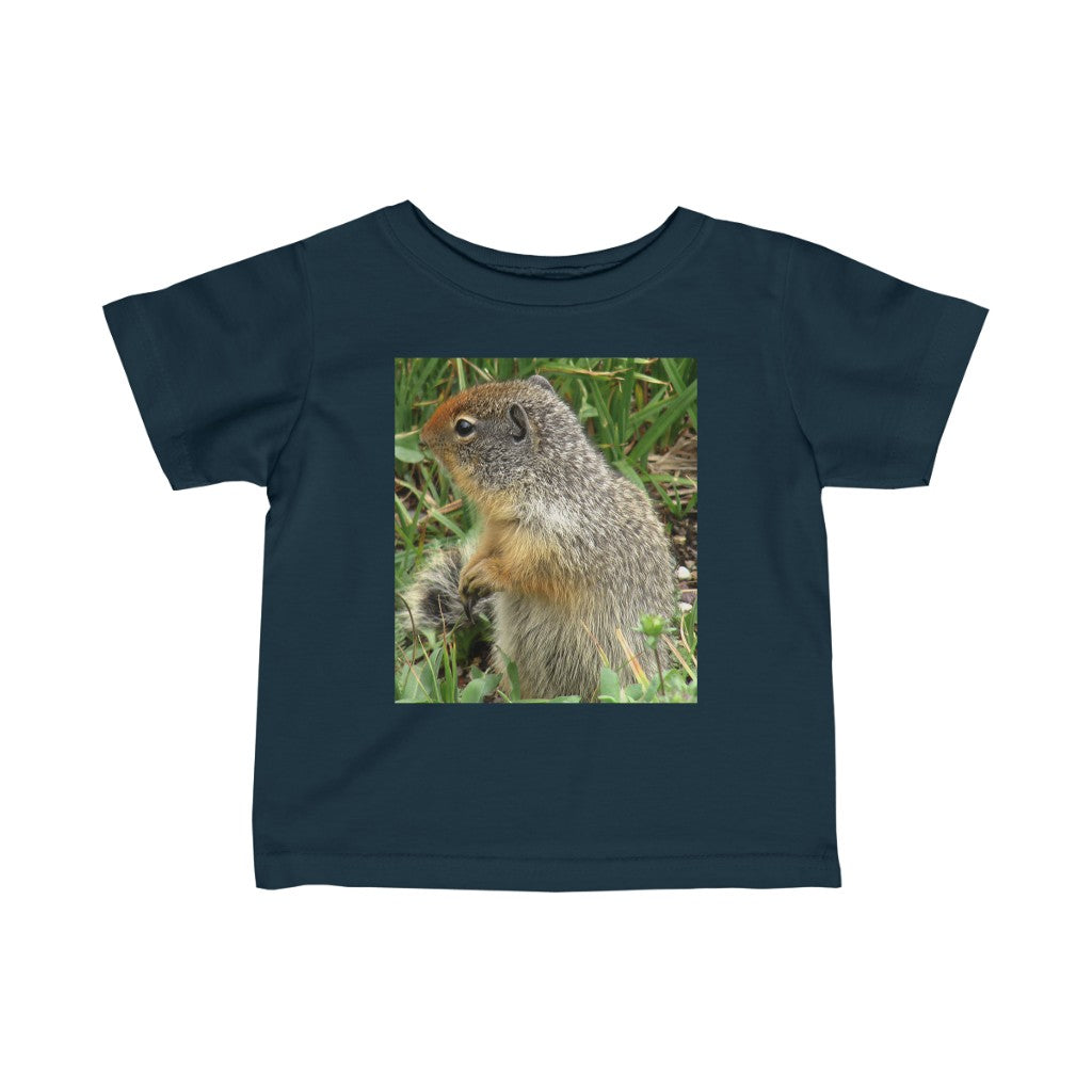 Inquisitive Stare - Infant Fine Jersey Tee - Fry1Productions