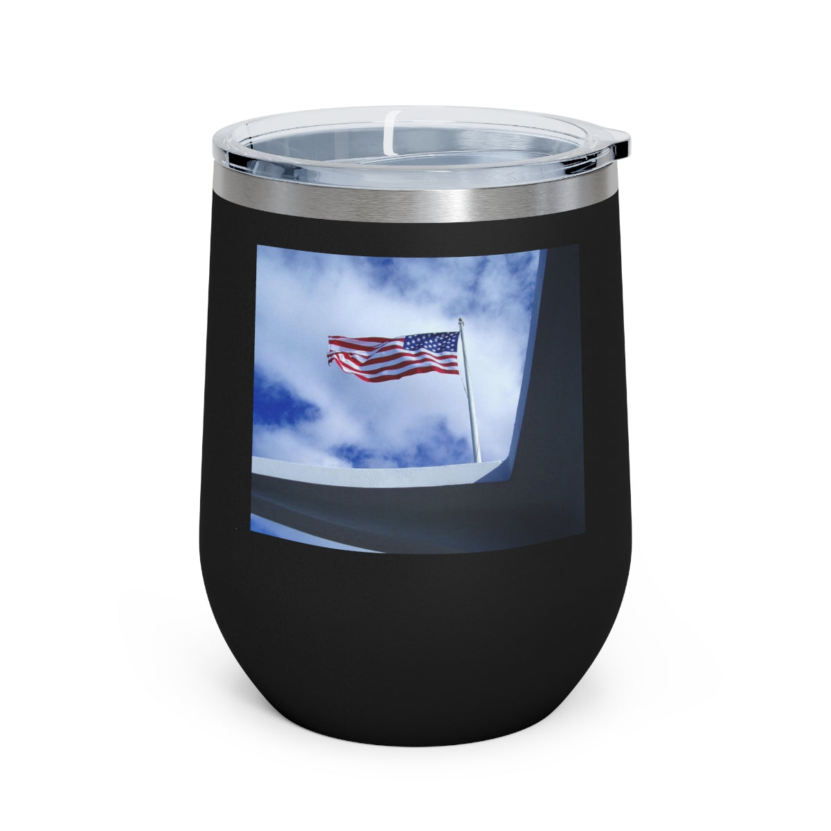 In Solemn Remembrance - 12 oz Insulated Wine Tumbler - Fry1Productions