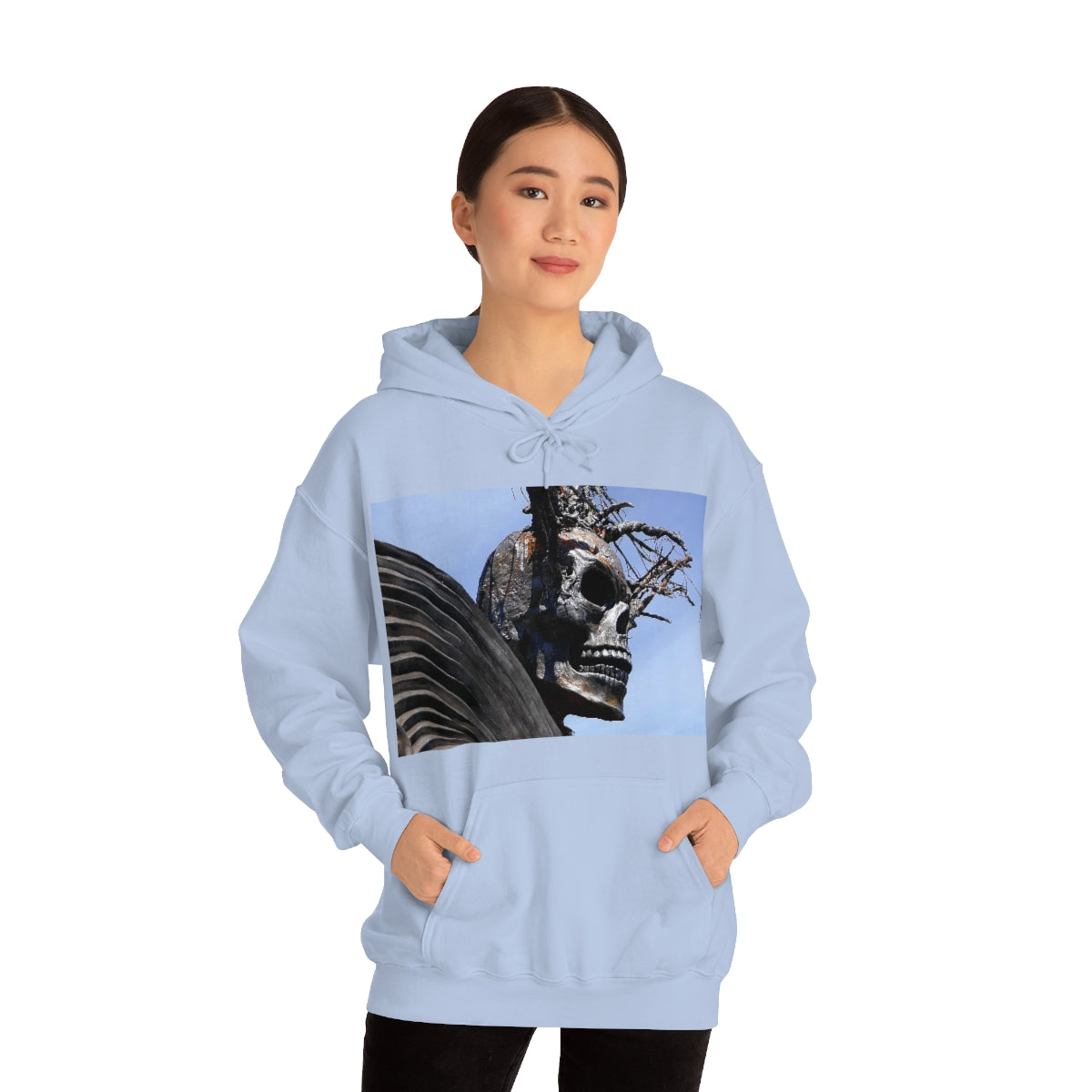 Skull Warrior - Unisex Heavy Blend Hooded Sweatshirt - Fry1Productions