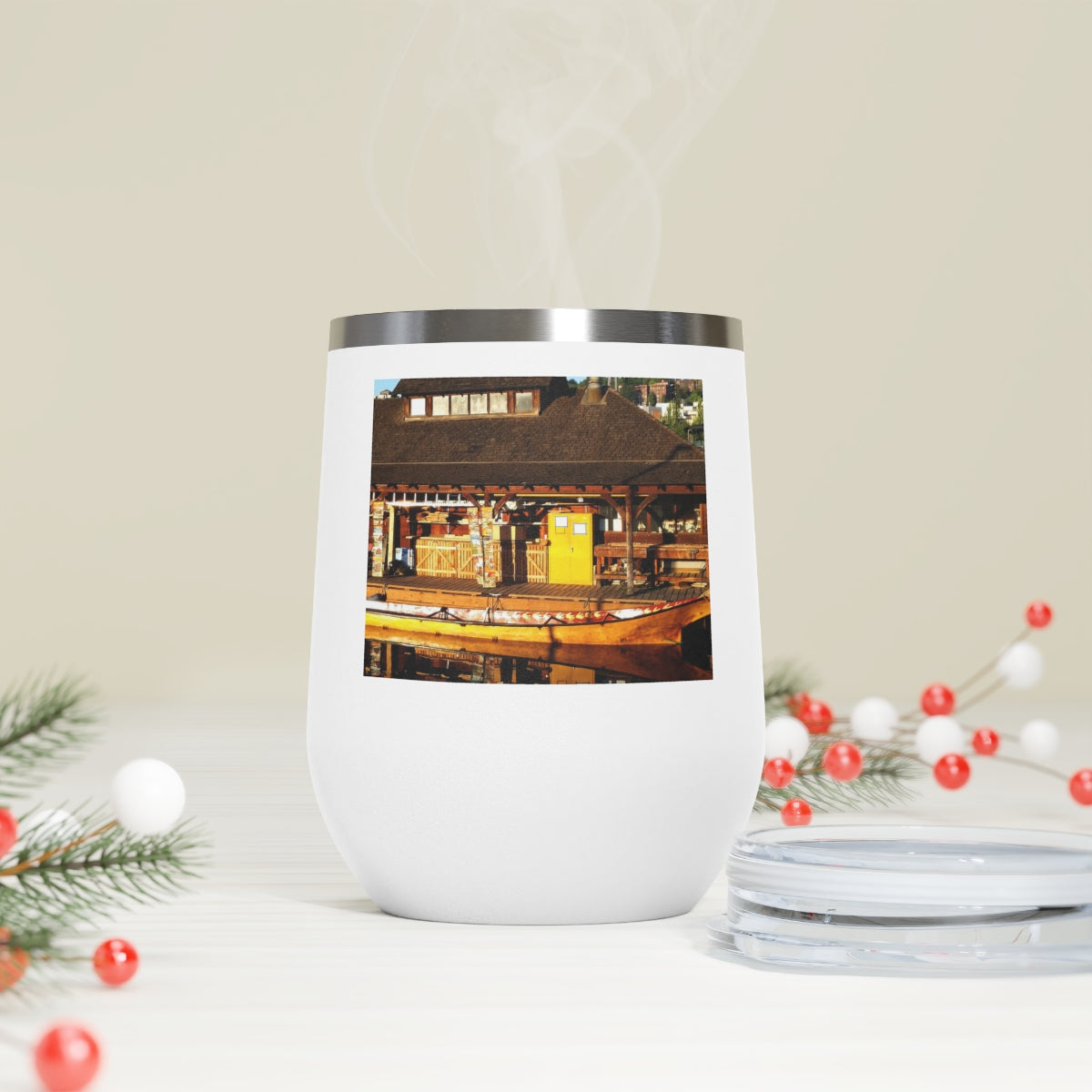 Q'il'bid Awe - 12 oz Insulated Wine Tumbler - Fry1Productions