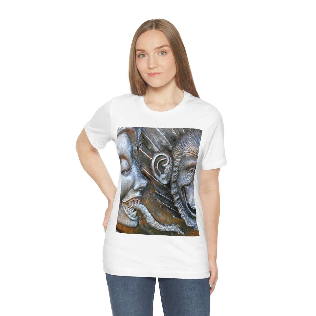 Snakily Speaking - Unisex Jersey Short Sleeve T-Shirt - Fry1Productions