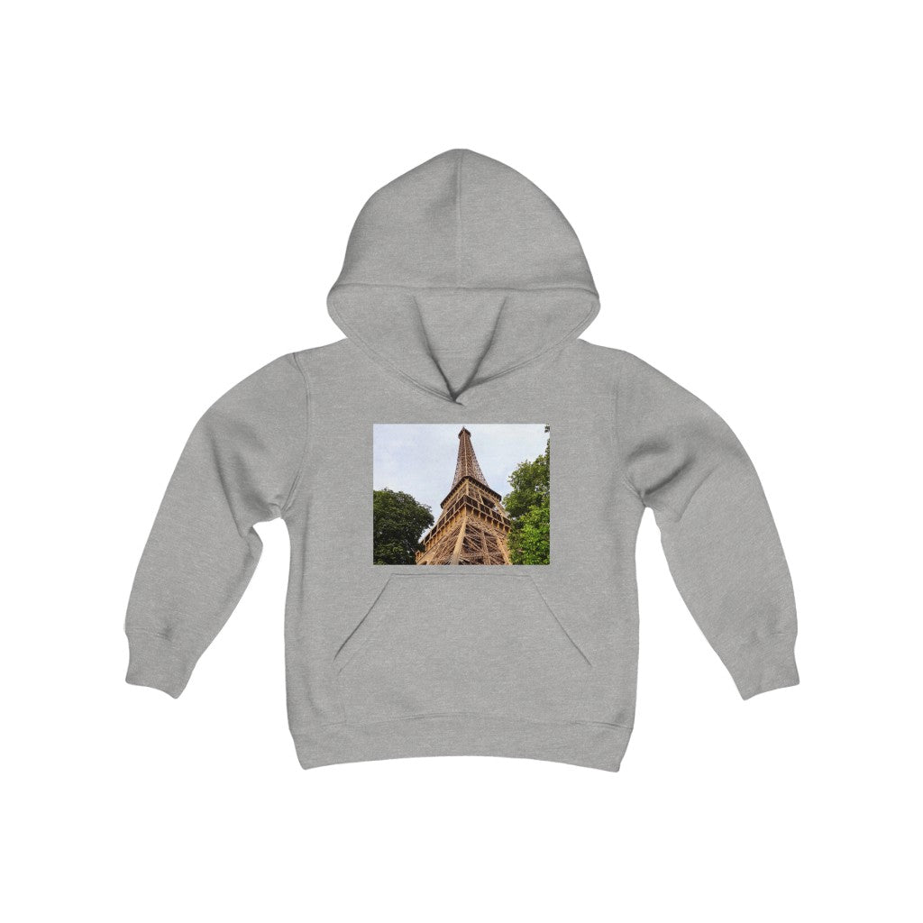 "Rising Heavenly" - Youth Heavy Blend Hooded Sweatshirt - Fry1Productions