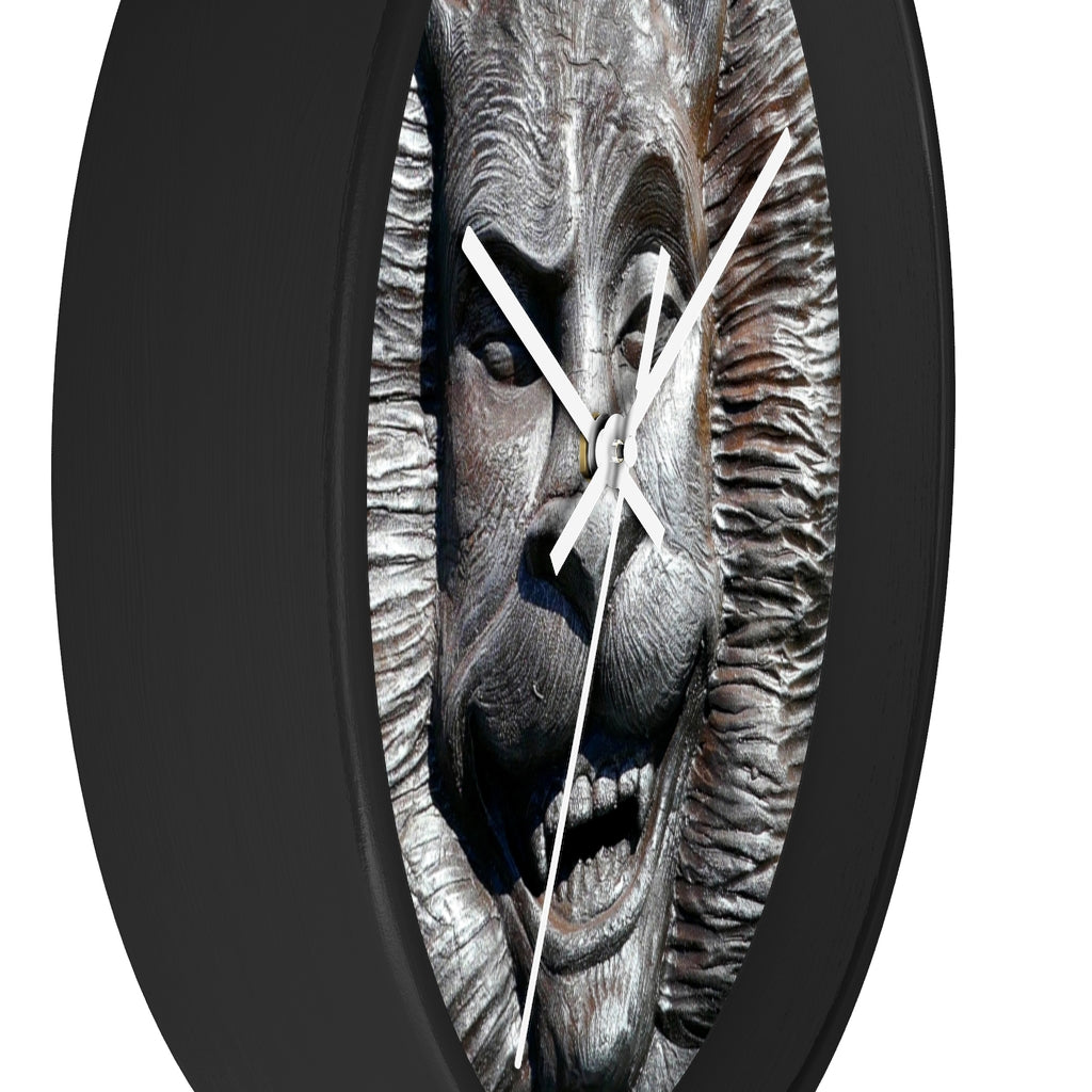 "Lion's Friends Forever " - 10" Wooden Frame Wall Clock - Fry1Productions